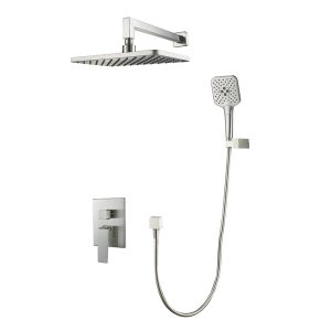 INTER CERAMIC BUILT-IN SHOWER SYSTEM 8123191 ELINOR BRUSH NICKEL